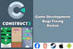 develop 2d construct 3 or 2 game or reskin or fix bugs