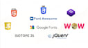 code your design via html, css, bootstrap, javascript, jquery