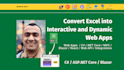 convert your excel into a web app with interactive UI and db