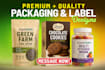 do product label, packaging design, pouch and box design