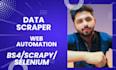 do data scraper web crawler web automation python bot crawling