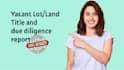 do vacant land title search in detail