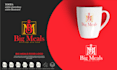 design food, cafe, bbq and restaurant logo