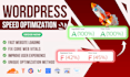 increase website speed and fix wordpress website issues