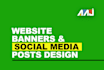give website banners, icons and social media posts 3 hrs