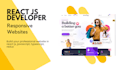 be your react js front end developer