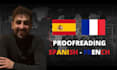 proofread and improve your text in spanish or french