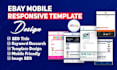 design responsive ebay template ebay listing template