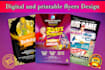 design printable and digital flyer, brochure and posters