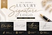 design a luxury signature logo for your brand