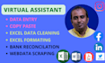 do virtual assistant for data entry, copy past, leads generation, email list