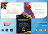 do any certificate template, award certificate professional certificate design