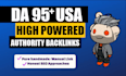 do high authority da95 USA SEO dofollow backlinks link building