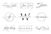design handwriting signature cursive scripted handwritten logo
