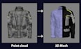 convert point cloud to 3d mesh model