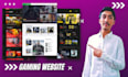 create wordpress gaming website