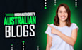 publish guest post and niche edits on high authority australian blogs