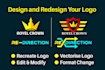 design redesign recreates vectorize tracing refresh modify redraw your logo