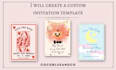 create a custom invitation printable template