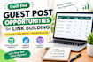 find high quality saas b2b guest post opportunities for link building