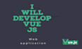 develop vue js or react js single page application