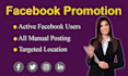 do organic facebook promotion worldwide
