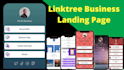 create an attractive linktree landing page