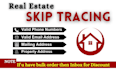 do skip tracing for real estate