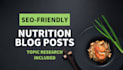 write nutrition blog posts and articles