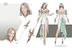 draw character design sheet, concept art and illustration