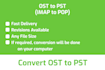 convert your ost file to pst