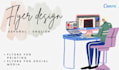 design creative flyers in canva in english and spanish