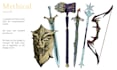draw your weapon concept art in awesome details