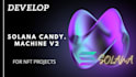 create solana nft project in the candy machine v2 and v3