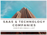 do saas technology companies verified email list