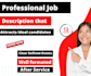 write a powerful job description that attracts stellar candidates