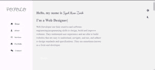 frontend development using HTML, CSS and javascript