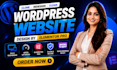 clone, redesign, clean and responsive wordpress website design by elementor pro