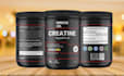 design a premium supplement label with 3d mockup