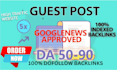 do SEO guest post dofollow backlinks on high traffic sites