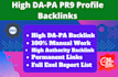 create high da pa pr9 profile backlinks