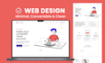 do creative website, app UI UX design in figma