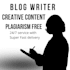 do creative blog writing for you