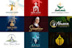 create modern minimalist and church logo design