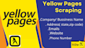 do web scraping, yellow pages scraping and data entry