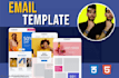 design HTML email template and email newsletter