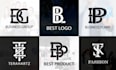 do monogram, initial letters, apparel and clothing  logo design