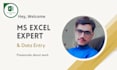 do excel data entry, copy paste and web research