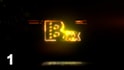 make neon glitch energy logo animations