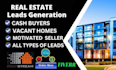 real estate lead generation,cash buyers, and motivated sellers with skip tracing
